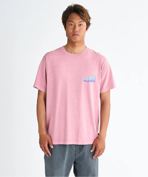 WAVE RIDE ST /クイックシルバーバックプリント半袖Tシャツ（T