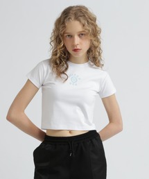 AVIREX | 《直営店限定》LOGO STRETCH T-SHIRT/ロゴストレッチTシャツ(Tシャツ/カットソー)