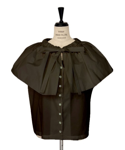 セール】balloon collar ribbon blouse（シャツ/ブラウス
