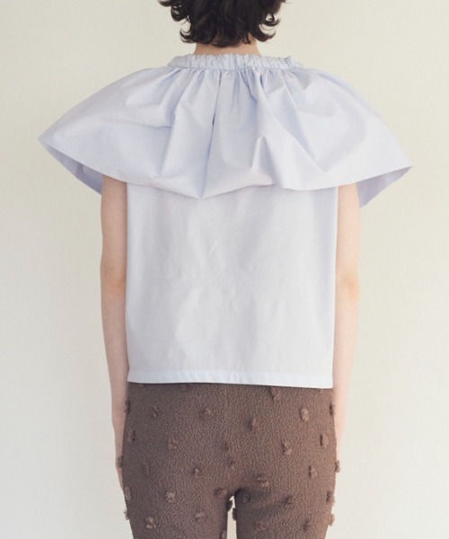 セール】balloon collar ribbon blouse（シャツ/ブラウス