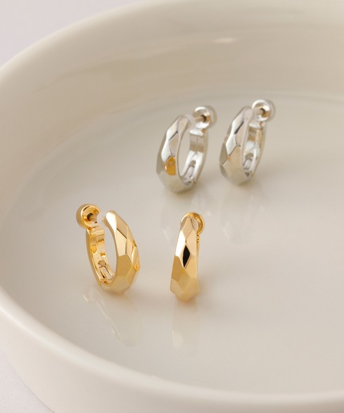 CALIN STANDARD(カリンスタンダード)の「◆金属アレルギー対応◆◆made in japan◆【片手でスムースワンタッチ】ダイヤカット スムースクリスタルピアス(ピアス(両耳用)・レディース・ゴールド/シルバー・FREE)」の11枚目の写真