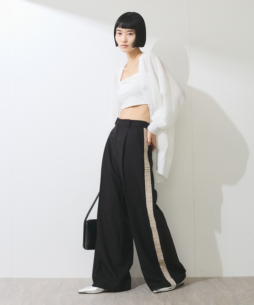 ❤️お値下げ★アルベロベロ❣️ワイドパンツ 新品 avail erica×RagOut サスペンダー付ワイドパンツ - メルカリ