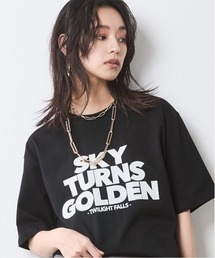 ロゴプリントTシャツ<大きいサイズ有>シックスタイル