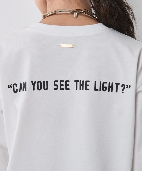 CHIC STYLE(シックスタイル)の「ロゴプリントTシャツ<大きいサイズ有>シックスタイル(Tシャツ/カットソー・レディース・オフホワイト/ブラック・3L/LL/L/M/5L/4L)」の14枚目の写真