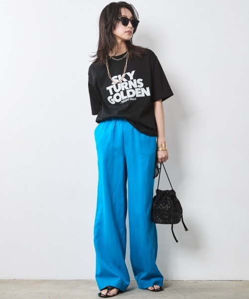 ロゴプリントTシャツ＜大きいサイズ有＞シックスタイル（Tシャツ
