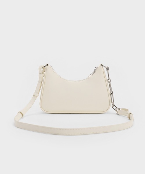 CHARLES & KEITH(チャールズ & キース)の「Lane レーン チェーンリンクショルダーバッグ(ショルダーバッグ・レディース・スミクロ/クリーム/ブルーグラス/ブラウン系その他7/サンドグレー/ピンク系その他3/ライトカーキ・S)」の16枚目の写真