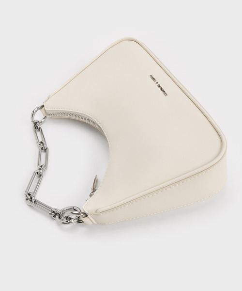 CHARLES & KEITH(チャールズ & キース)の「Lane レーン チェーンリンクショルダーバッグ(ショルダーバッグ・レディース・スミクロ/クリーム/ブルーグラス/ブラウン系その他7/サンドグレー/ピンク系その他3/ライトカーキ・S)」の17枚目の写真
