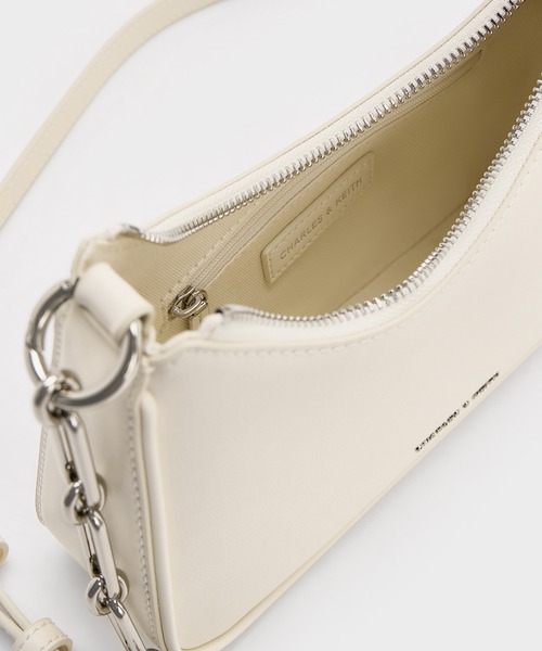 CHARLES & KEITH(チャールズ & キース)の「Lane レーン チェーンリンクショルダーバッグ(ショルダーバッグ・レディース・スミクロ/クリーム/ブルーグラス/ブラウン系その他7/サンドグレー/ピンク系その他3/ライトカーキ・S)」の18枚目の写真