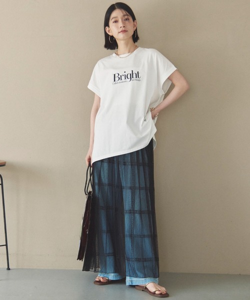 Doux archives(ドゥアルシーヴ)の「2WAYレースプリーツスカート(スカート・レディース・ホワイト/ブラック・FREE)」の3枚目の写真