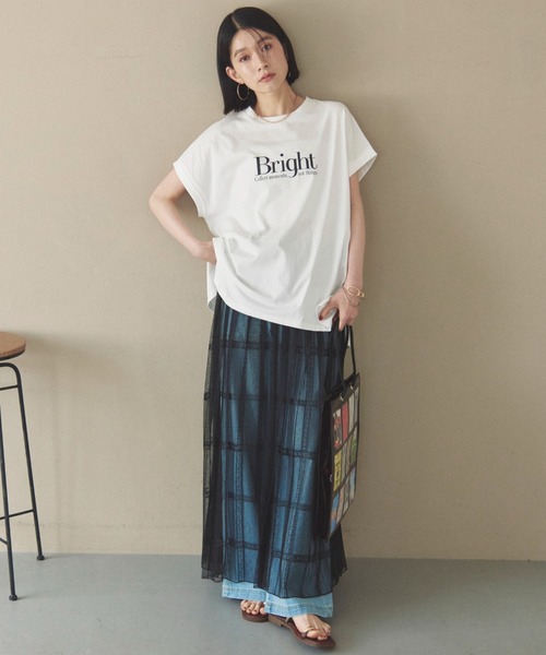 Doux archives(ドゥアルシーヴ)の「2WAYレースプリーツスカート(スカート・レディース・ホワイト/ブラック・FREE)」の5枚目の写真