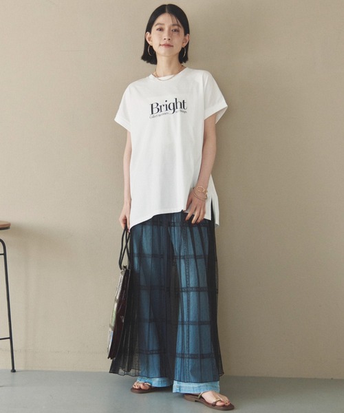 Doux archives(ドゥアルシーヴ)の「2WAYレースプリーツスカート(スカート・レディース・ホワイト/ブラック・FREE)」の6枚目の写真