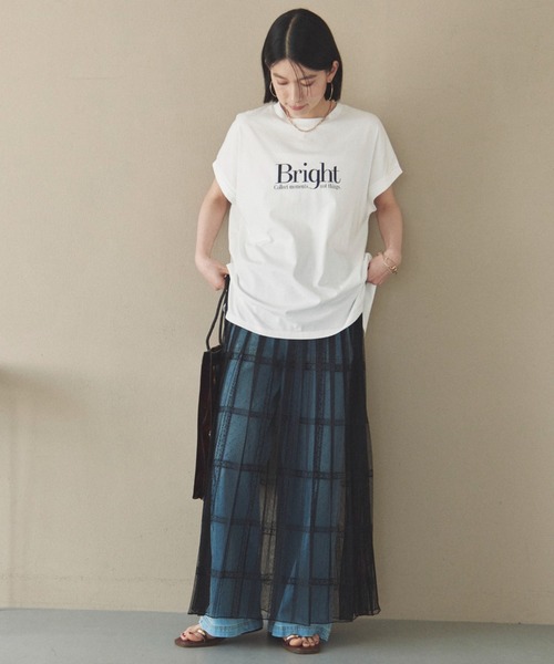 Doux archives(ドゥアルシーヴ)の「2WAYレースプリーツスカート(スカート・レディース・ホワイト/ブラック・FREE)」の7枚目の写真