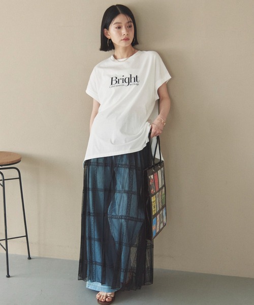 Doux archives(ドゥアルシーヴ)の「2WAYレースプリーツスカート(スカート・レディース・ホワイト/ブラック・FREE)」の14枚目の写真