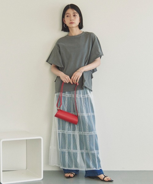 セール】2WAYレースプリーツスカート（スカート）｜DOUX ARCHIVES