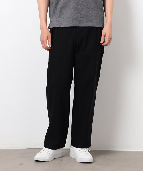 COMME CA ISM（コムサイズム）の「ガムストレッチ ２タックチノ（チノパンツ・メンズ・ブラック/ベージュ/ブラウン・SMALL/MEDIUM/LARGE）」の2枚目の写真
