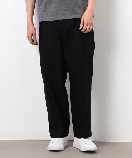 COMME CA ISM（コムサイズム）の「ガムストレッチ ２タックチノ（チノパンツ・メンズ・ブラック/ベージュ/ブラウン・SMALL/MEDIUM/LARGE）」の19枚目の写真