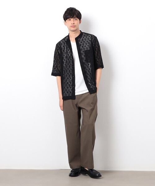 COMME CA ISM（コムサイズム）の「ガムストレッチ ２タックチノ（チノパンツ・メンズ・ブラック/ベージュ/ブラウン・SMALL/MEDIUM/LARGE）」の13枚目の写真
