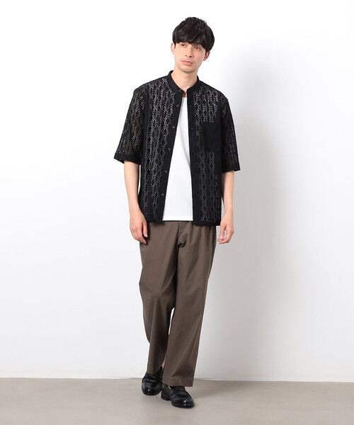 COMME CA ISM（コムサイズム）の「ガムストレッチ ２タックチノ（チノパンツ・メンズ・ブラック/ベージュ/ブラウン・SMALL/MEDIUM/LARGE）」の16枚目の写真