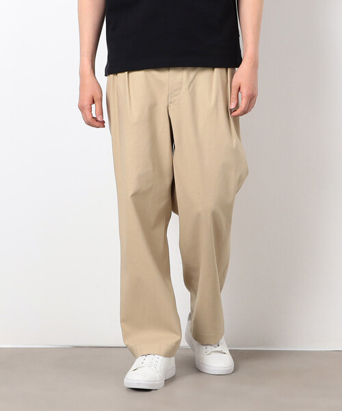 COMME CA ISM（コムサイズム）の「ガムストレッチ ２タックチノ（チノパンツ・メンズ・ブラック/ベージュ/ブラウン・SMALL/MEDIUM/LARGE）」の20枚目の写真