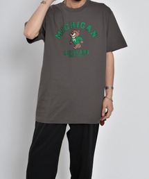 【MODISH GAZE】MICHIGANクマプリントTシャツ