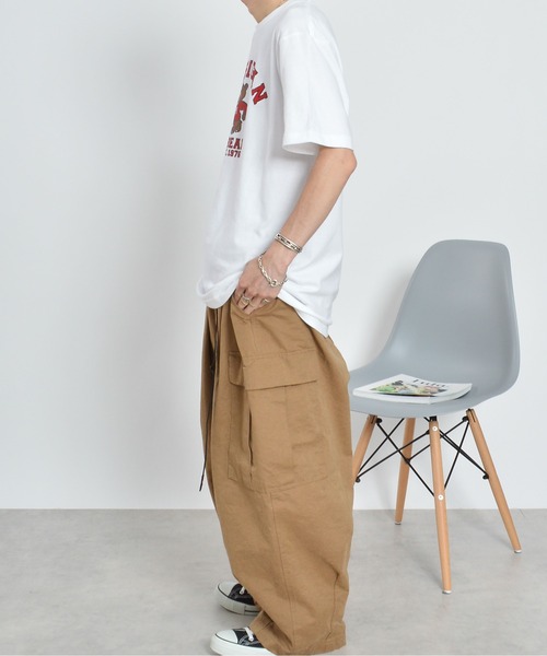 MODISH GAZE(モディシュガゼ)の「【MODISH GAZE】MICHIGANクマプリントTシャツ(Tシャツ/カットソー・レディース・チャコールグレー/ホワイト・LARGE)」の16枚目の写真