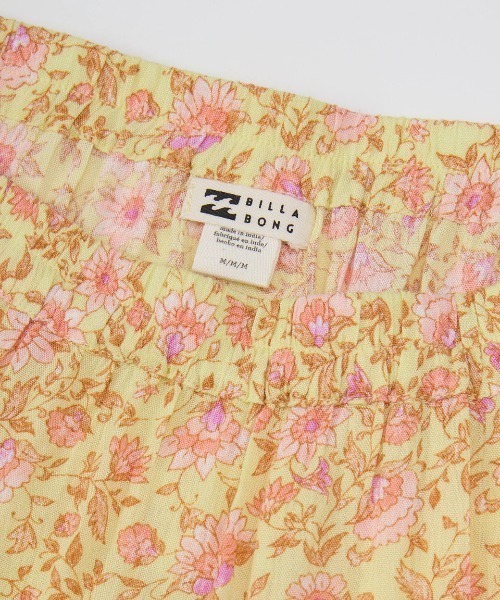 BILLABONG(ビラボン)の「BILLABONG レディース 【PARADISE SKIES】 HEART TO HEART SKIRT スカート 【2025年春夏モデル】/ビラボン総柄ロングスカート(スカート・レディース・イエロー系その他・X-SMALL)」の8枚目の写真