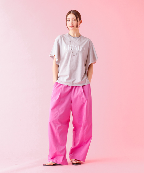 Rouge vif la cle（ルージュヴィフラクレ）の「【Le Melange/ル・メランジュ】ストレッチイージーパンツ/機能性【WEB限定】（その他パンツ・レディース・ピンク/キャメル/ブラック・フリー）」の16枚目の写真