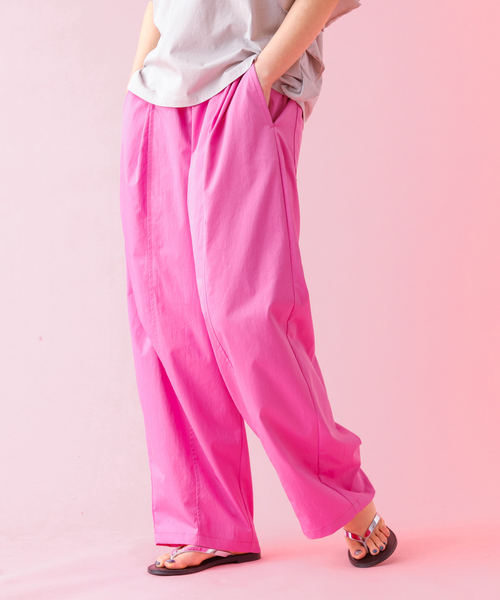 Rouge vif la cle（ルージュヴィフラクレ）の「【Le Melange/ル・メランジュ】ストレッチイージーパンツ/機能性【WEB限定】（その他パンツ・レディース・ピンク/キャメル/ブラック・フリー）」の15枚目の写真