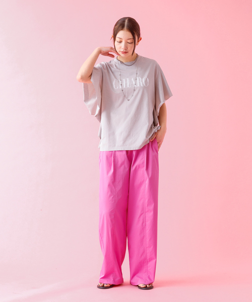 Rouge vif la cle（ルージュヴィフラクレ）の「【Le Melange/ル・メランジュ】ストレッチイージーパンツ/機能性【WEB限定】（その他パンツ・レディース・ピンク/キャメル/ブラック・フリー）」の14枚目の写真