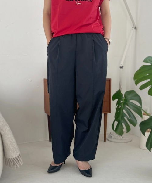 Rouge vif la cle（ルージュヴィフラクレ）の「【Le Melange/ル・メランジュ】ストレッチイージーパンツ/機能性【WEB限定】（その他パンツ・レディース・ピンク/キャメル/ブラック・フリー）」の22枚目の写真