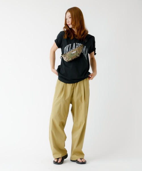 Rouge vif la cle（ルージュヴィフラクレ）の「【Le Melange/ル・メランジュ】ストレッチイージーパンツ/機能性【WEB限定】（その他パンツ・レディース・ピンク/キャメル/ブラック・フリー）」の8枚目の写真