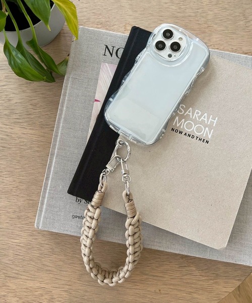 Me%（ミィパーセント）の「【ストラップシート付き】アミアミハンドルストラップ 327228（スマホグッズ・レディース・ブラック/ベージュ/ブラウン/オフホワイト/アイボリー・FREE）」の18枚目の写真