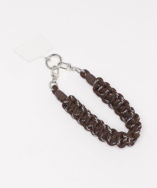 Me%（ミィパーセント）の「【ストラップシート付き】アミアミハンドルストラップ 327228（スマホグッズ・レディース・ブラック/ベージュ/ブラウン/オフホワイト/アイボリー・FREE）」の22枚目の写真