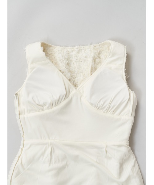 Darich（ダーリッチ）の「ツイードフリンジミニワンピース（ワンピース・レディース・アイボリー/ブラック・FREE/FL）」の10枚目の写真