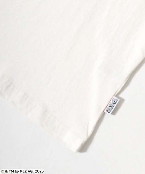 MARUKAWA（マルカワ）の「PEZ/ペッツ オーバーサイズ レトロキャラクター ワンポイント刺繍 バックプリント ラグラン リンガー 半袖Tシャツ レディース メンズ（Tシャツ/カットソー・レディース・モカ/ホワイト系その他/グレー系その他/ブルー系その他/チャコール/ブルー系その他2/ホワイト/ネイビー・M/L/LL）」の17枚目の写真