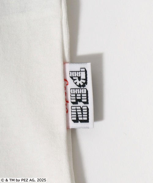 MARUKAWA（マルカワ）の「PEZ/ペッツ オーバーサイズ レトロキャラクター ワンポイント刺繍 バックプリント ラグラン リンガー 半袖Tシャツ レディース メンズ（Tシャツ/カットソー・レディース・モカ/ホワイト系その他/グレー系その他/ブルー系その他/チャコール/ブルー系その他2/ホワイト/ネイビー・M/L/LL）」の16枚目の写真