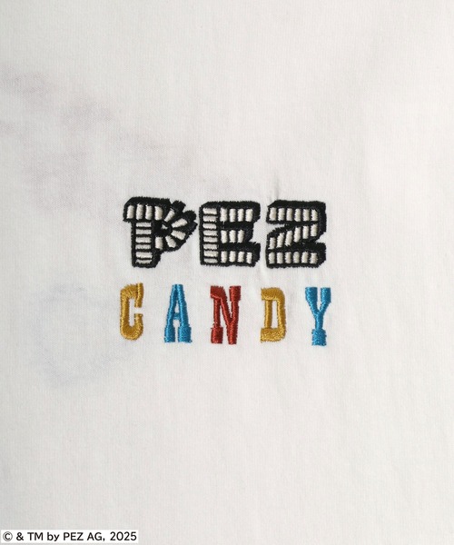 MARUKAWA（マルカワ）の「PEZ/ペッツ オーバーサイズ レトロキャラクター ワンポイント刺繍 バックプリント ラグラン リンガー 半袖Tシャツ レディース メンズ（Tシャツ/カットソー・レディース・モカ/ホワイト系その他/グレー系その他/ブルー系その他/チャコール/ブルー系その他2/ホワイト/ネイビー・M/L/LL）」の15枚目の写真