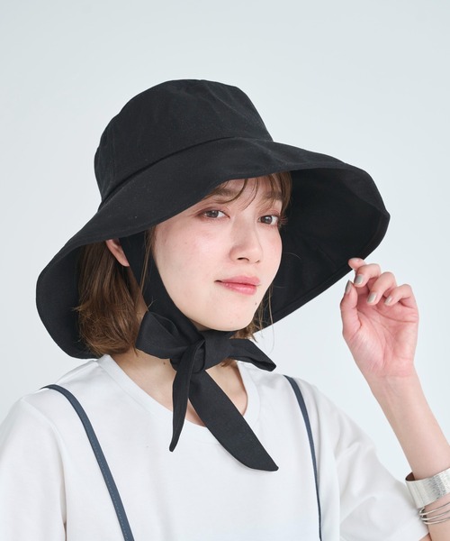 【新品】Bshop購入 ORCIVAL 天然素材リネンクロス製ワイドブリムハット 新品】Bshop購入 ORCIVAL 天然素材リネンクロス製ワイドブリムハット