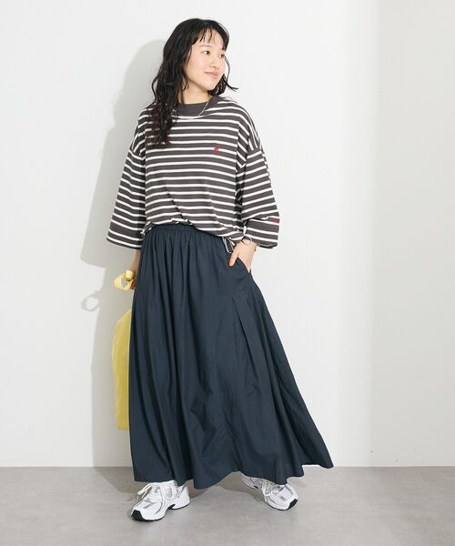 CRAFT STANDARD BOUTIQUE(クラフトスタンダードブティック)の「サイドタック切り替えスカート(スカート・レディース・グリーン/イエロー/ブルー/オレンジ/チャコールグレー/ホワイト・FREE)」の13枚目の写真