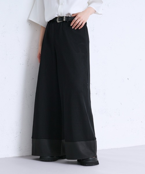 Ellno Loset（エルノロゼット）の「メッシュキリカエワイドバギーパンツ（その他パンツ・メンズ・グレー/ブラック・MEDIUM/LARGE/X-SMALL/SMALL）」の10枚目の写真