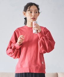 トレーナー スウェット ａｎｄ　ｍｙｅｒａ　ボリューム袖トレーナー レディース and myera ボリューム袖トレーナー〈グリーン〉｜and myera