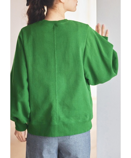 and myera（アンド マイラ）の「ａｎｄ　ｍｙｅｒａ　ボリューム袖トレーナー（スウェット・レディース・ピンク/グリーン・LL/L/M/S）」の13枚目の写真