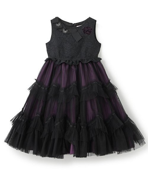Premium】バラコサージュつきドレス（ワンピース）｜ANNA SUI mini