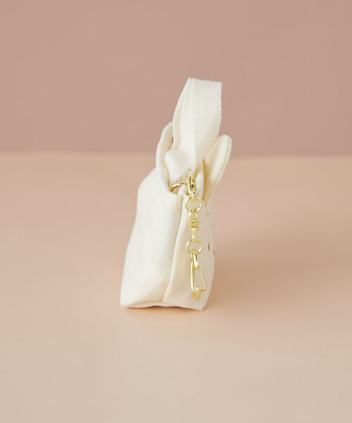 BIRTHDAY BAR（バースデイバー）の「【MIFFY　ミッフィー】BRUNA MINI TOTEチャーム（チャーム・レディース・ホワイト/キャメル・0）」の4枚目の写真