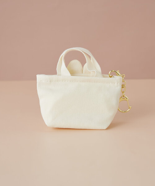 BIRTHDAY BAR（バースデイバー）の「【MIFFY　ミッフィー】BRUNA MINI TOTEチャーム（チャーム・レディース・ホワイト/キャメル・0）」の5枚目の写真