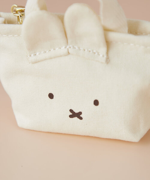 BIRTHDAY BAR（バースデイバー）の「【MIFFY　ミッフィー】BRUNA MINI TOTEチャーム（チャーム・レディース・ホワイト/キャメル・0）」の8枚目の写真