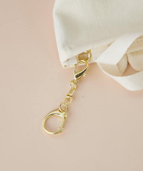 BIRTHDAY BAR（バースデイバー）の「【MIFFY　ミッフィー】BRUNA MINI TOTEチャーム（チャーム・レディース・ホワイト/キャメル・0）」の9枚目の写真