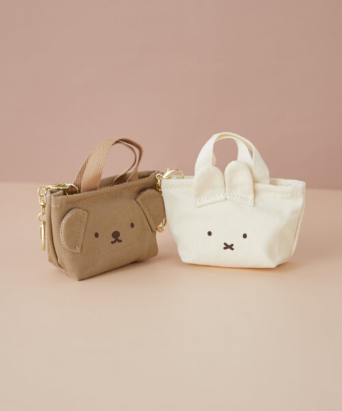 BIRTHDAY BAR（バースデイバー）の「【MIFFY　ミッフィー】BRUNA MINI TOTEチャーム（チャーム・レディース・ホワイト/キャメル・0）」の11枚目の写真
