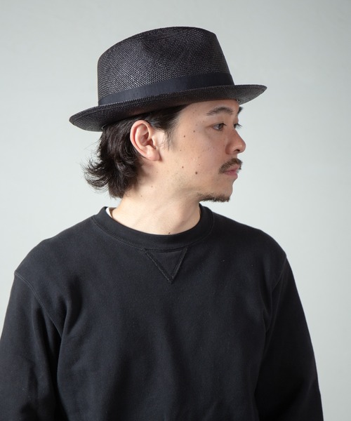KNOX（ノックス）の「本パナマ石目　KMC（ハット・メンズ・ブラック/オフホワイト・60cm/58cm）」の22枚目の写真