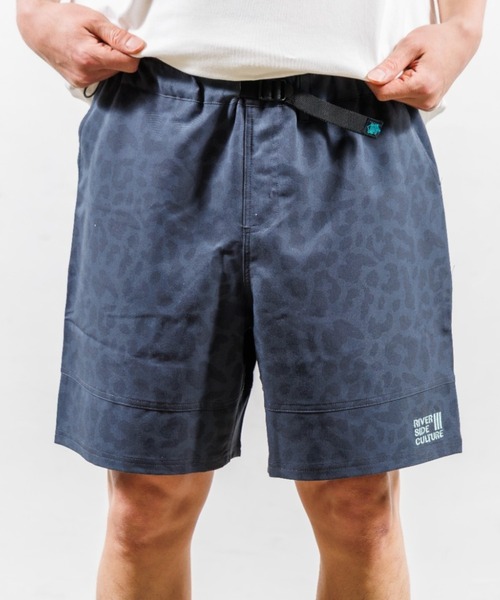 RIVER SIDE CULTURE(リバーサイドカルチャー)の「RIVER SIDE CULTURE/RSC レオパード ショートパンツ (M4)(その他パンツ・メンズ・ネイビー/カーキ・MEDIUM/LARGE/X-LARGE)」の2枚目の写真